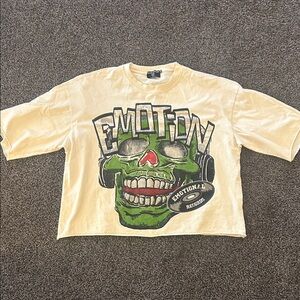 Mixed Emotion 2x Cropped Music Tee